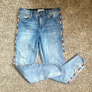 Knox Rose embroidered jeans